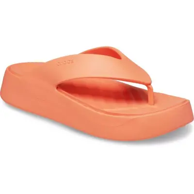 Crocs 209410 Getaway Platform Flip Turuncu Kadın Terlik 