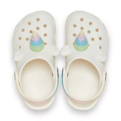 Crocs 209701 Classic I Am Dinosaur Clog T Beyaz Çocuk Terlik - 3