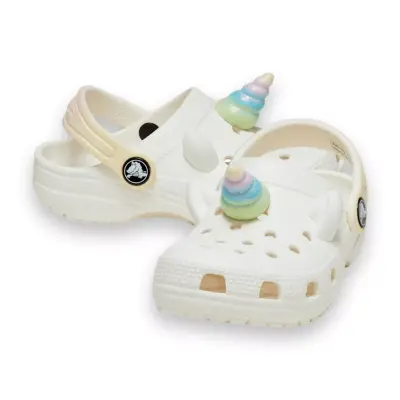 Crocs 209701 Classic I Am Dinosaur Clog T Beyaz Çocuk Terlik - 4
