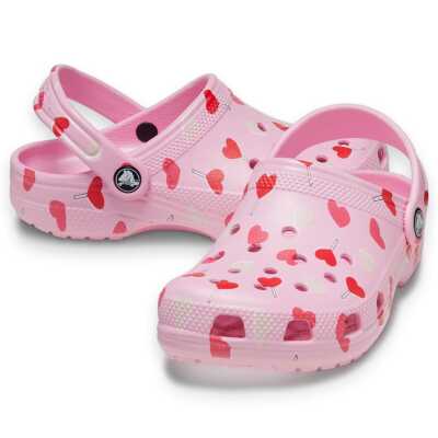 Crocs 209755 Classic Vday Clog T Pembe Çocuk Terlik - 3
