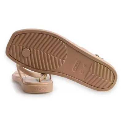 Crocs 209793 Miami Thong Sandal Karamel Kadın Sandalet - 5