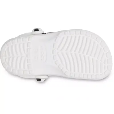 Crocs 210157 Classic Soccer Ball Clog K Beyaz-Siyah Çocuk Terlik - 5