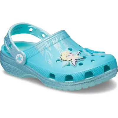 Crocs 210237 Frozen Elsa Classic Clog T Açık Yeşil Çocuk Terlik - 1