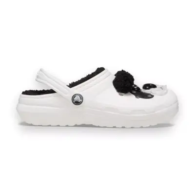 Crocs Classic Lined Iam Pandabearcgk Beyaz-Siyah Kız Çocuk Terlik - 2