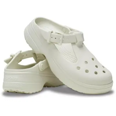 Crocs 210581 Classic Mary Jane Clog Beyaz Unisex Terlik - 4
