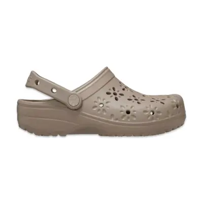 Crocs 210927 Classic Floral Cut Out Clog Karamel Unisex Terlik - 2