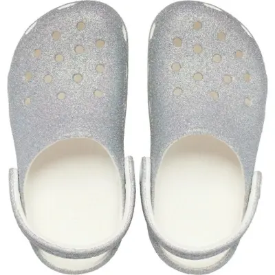 Crocs 210985 Classic Iridescent Glitter Cgt Beyaz Çocuk Terlik - 3