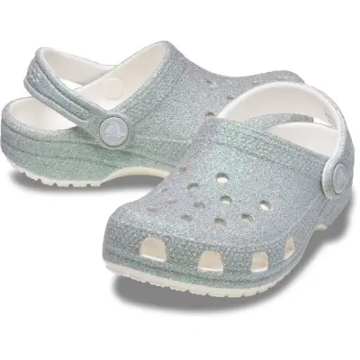 Crocs 210985 Classic Iridescent Glitter Cgt Beyaz Çocuk Terlik - 4