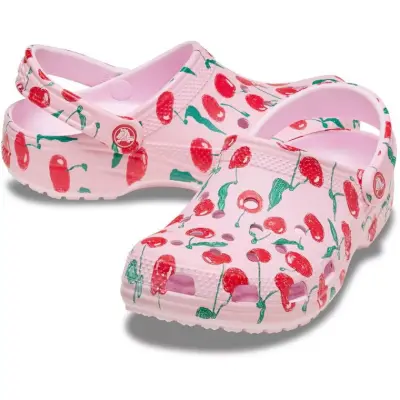 Crocs 211008 Classic Fresh Fruits Clog Pembe Unisex Terlik - 4