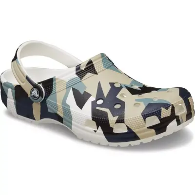 Crocs 211009 Geo Camo Clog Çok Renkli Unisex Terlik 