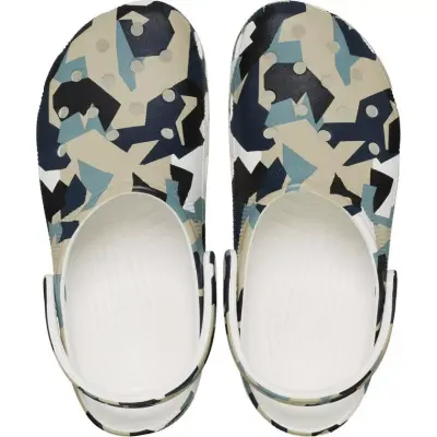 Crocs 211009 Geo Camo Clog Çok Renkli Unisex Terlik - 3