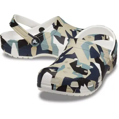 Crocs 211009 Geo Camo Clog Çok Renkli Unisex Terlik - 4