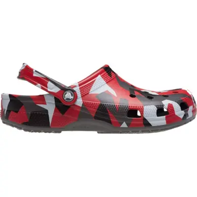 Crocs 211009 Geo Camo Clog Kırmızı Unisex Terlik - 2