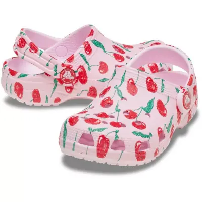 Crocs 211020 Classic Fresh Fruits Clog K Pembe Çocuk Terlik - 4