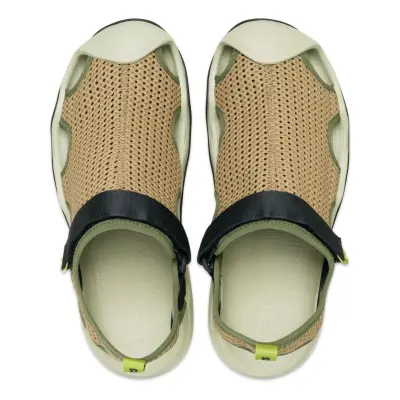 Crocs 211095 Swiftwater Prm1 Mesh Deck Sanda M Bej Erkek Sandalet - 3