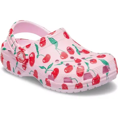 Crocs 211170 Classic Fresh Fruits Clog T Pembe Çocuk Terlik - 1