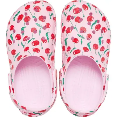 Crocs 211170 Classic Fresh Fruits Clog T Pembe Çocuk Terlik - 3