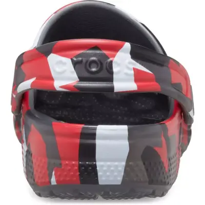 Crocs 211171 Classic Geo Camo Clog K Kırmızı Çocuk Terlik - 4