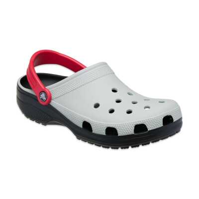 Crocs 211265 Classic Retro Sport Clog T Gri-Turuncu Çocuk Terlik - Crocs