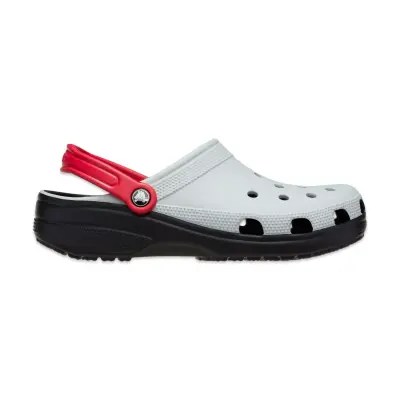 Crocs 211265 Classic Retro Sport Clog T Gri-Turuncu Çocuk Terlik - 2