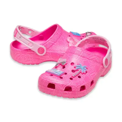 Crocs 211406 Mattel Pink Barbie Cls Clg K Açık Yeşil Çocuk Terlik - 4