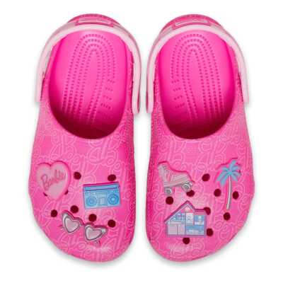 Crocs 211406 Mattel Pink Barbie Cls Clg K Çok Renkli Çocuk Terlik - 3
