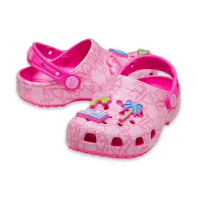 Crocs 211407 Mattel Pink Barbie Cls Clg T Açık Yeşil Çocuk Terlik - 4