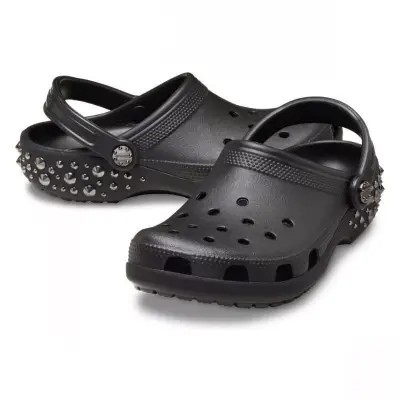 Crocs 211596 Classic Studded Clog Siyah Kadın Terlik - 4