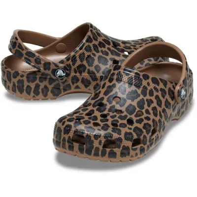 Crocs 211800 Classic Animal Clog Leopar Unisex Terlik - 4