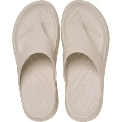 Crocs 212018 Getaway Triangle Flip Krem Unisex Terlik - 3