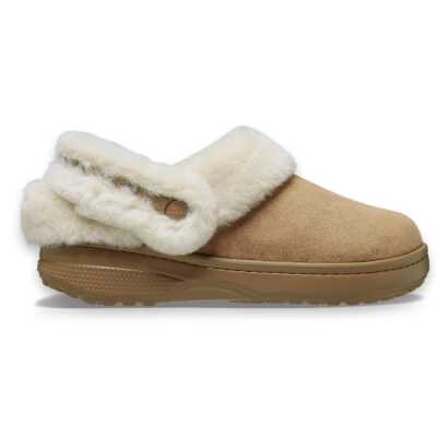 Crocs 212106 Cls Unfurgettable Sueded Clog Bej Kadın Terlik - Crocs