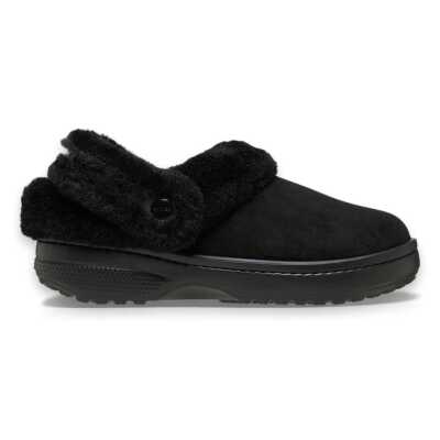 Crocs 212106 Cls Unfurgettable Sueded Clog Siyah Kadın Terlik - Crocs