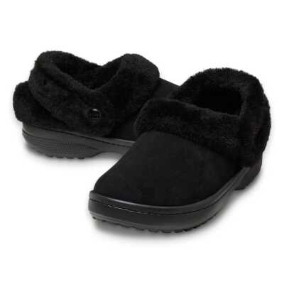 Crocs 212106 Cls Unfurgettable Sueded Clog Siyah Kadın Terlik - Crocs (1)