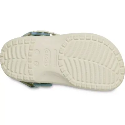 Crocs 212511 Clsc Dnm Flwr Adj Backstrapcgk Krem Çocuk Terlik - 5