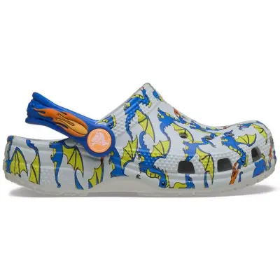 Crocs 212514 Classic Dragon Graphic Clog T Gri Çocuk Terlik - Crocs (1)