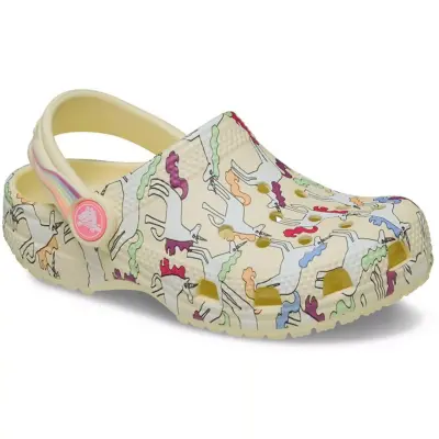 Crocs 212515 Classic Unicorn Graphic Clog T Sarı Çocuk Terlik - 1