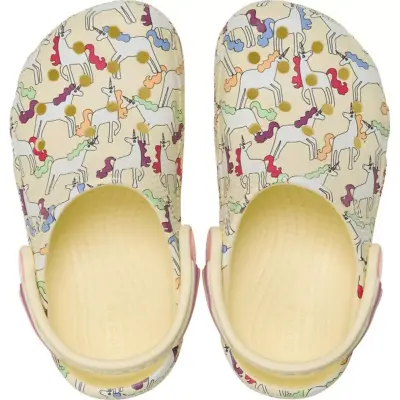 Crocs 212515 Classic Unicorn Graphic Clog T Sarı Çocuk Terlik - 3