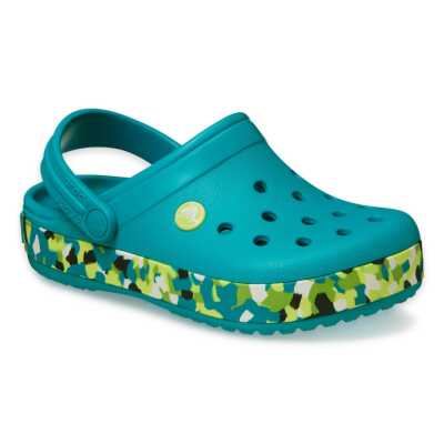 Crocs 212523 Crocband Glow Confetti Bandcgk Yeşil Çocuk Terlik - 1