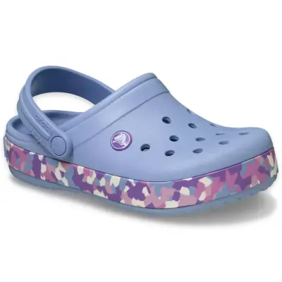 Crocs 212524 Crocband Glow Confetti Bandcgt Mavi Çocuk Terlik - 1