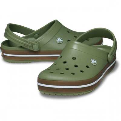 Crocs 212756 Crocband Gum Clog Haki Unisex Terlik - 3