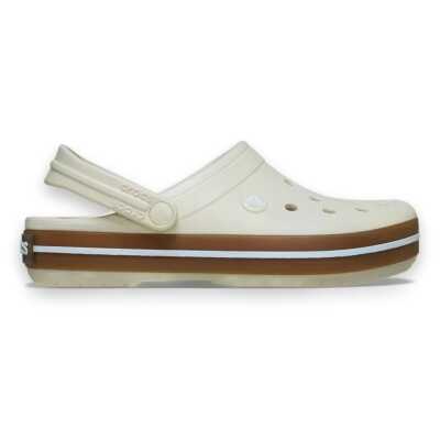 Crocs 212756 Crocband Gum Clog Krem Unisex Terlik 