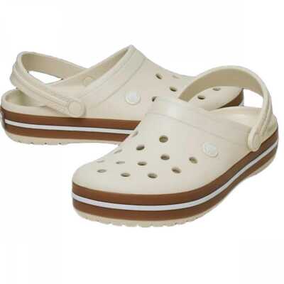 Crocs 212756 Crocband Gum Clog Krem Unisex Terlik - 4