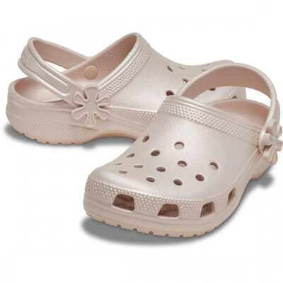 Crocs 212814 Classic Pearl Shine Clog K Pudra Çocuk Terlik - 4