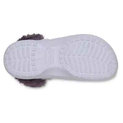 Crocs 212854 Classic Platform Fuzz Lined Clog Lila Kadın Terlik - 5
