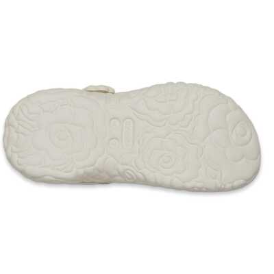 Crocs 213447 Classic Platform Bloom Clog Krem Kadın Terlik - 5