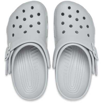 Crocs 213543 Classic Metallic Buckle Clog Gri Unisex Terlik - 3
