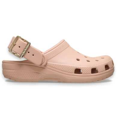 Crocs 213543 Classic Metallic Buckle Clog Pembe Unisex Terlik - Crocs