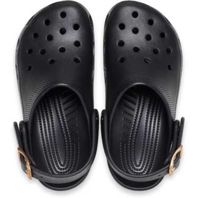 Crocs 213543 Classic Metallic Buckle Clog Siyah Unisex Terlik - 3
