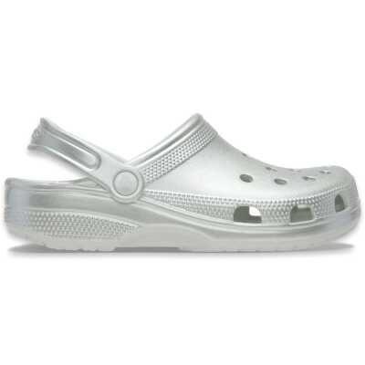 Crocs 214010 Classic Tinted Metallic Clog Kırık Beyaz Unisex Terlik - Crocs