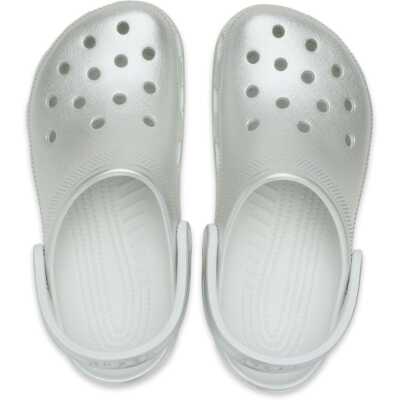 Crocs 214010 Classic Tinted Metallic Clog Kırık Beyaz Unisex Terlik - 3